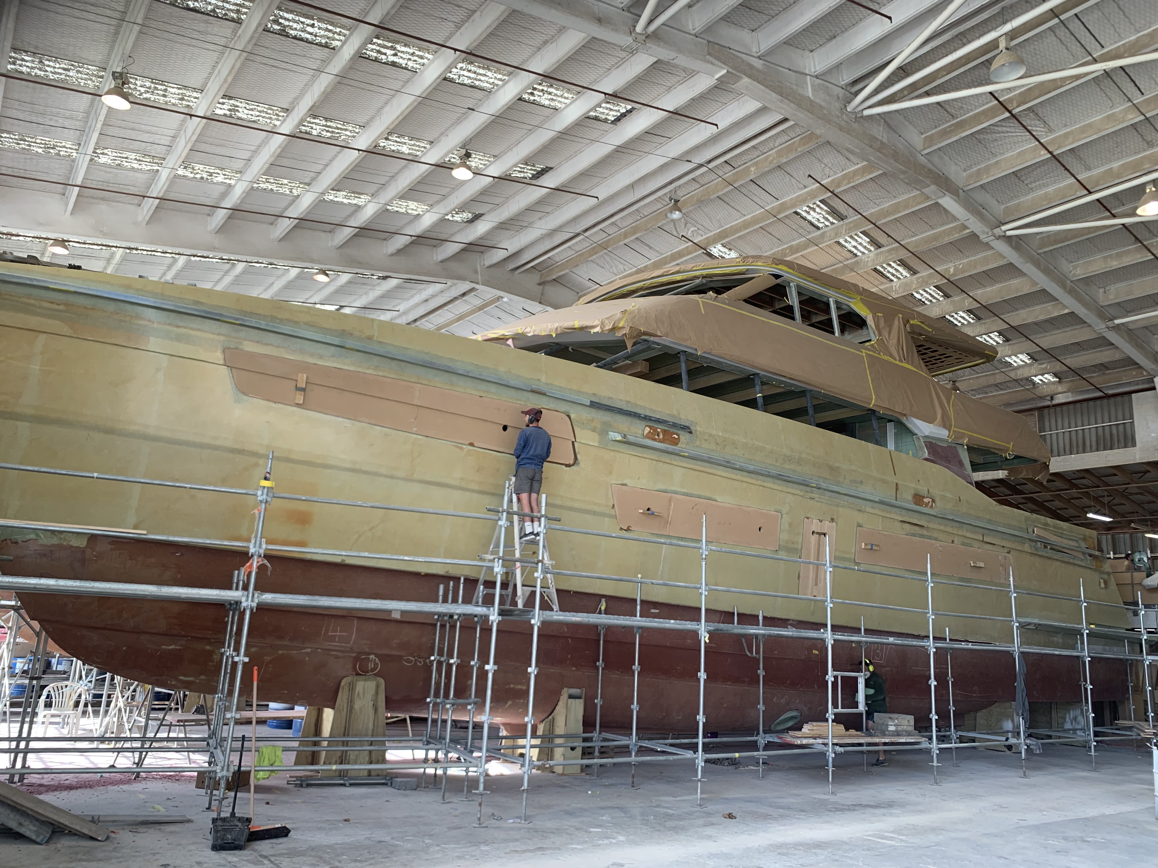 Superyacht Of The Way Through Construction Due For Launch Early Www Cruisenewzealand Co Nz